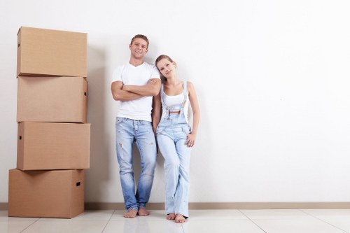 Commercial storage space for business boxes and equipment in Westhampstead