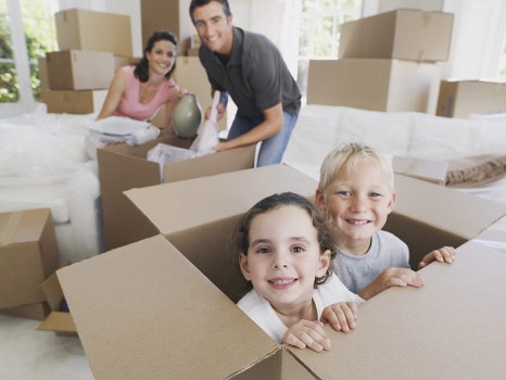 Removal van and moving boxes for a local Westhampstead move
