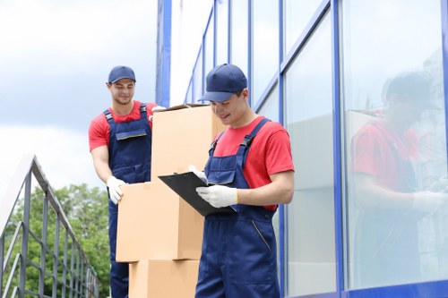 Household storage support for a Westhampstead home move