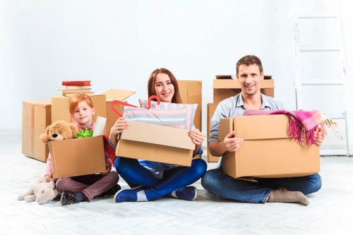 Preparing items for short-term storage in West Hampstead