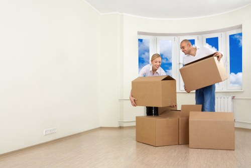 Home removal support for a flat move in Westhampstead