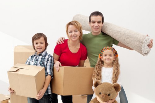Storage load estimate for a flat clear-out in West Hampstead