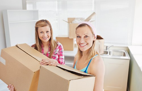 Local packing team preparing belongings for a residential or business move